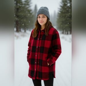 CCO BB Dakota Women's Eldridge Buffalo Plaid Coat